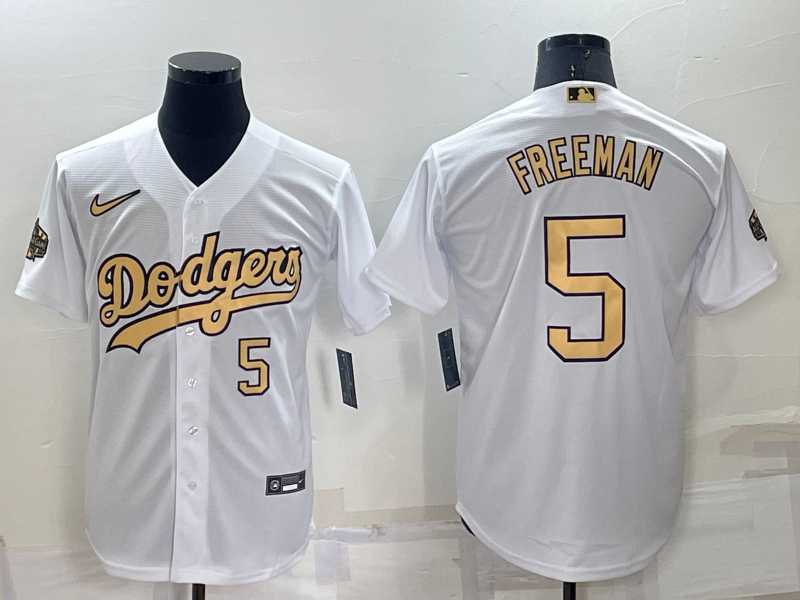 Los Angeles Dodgers #5 Freddie Freeman Number White 2022 All Star Stitched Cool Base Nike Jersey,We sell and wholesale Los Angeles Dodgers #5 Freddie Freeman Number White 2022 All Star Stitched Cool Base Nike Jersey on line form chian!